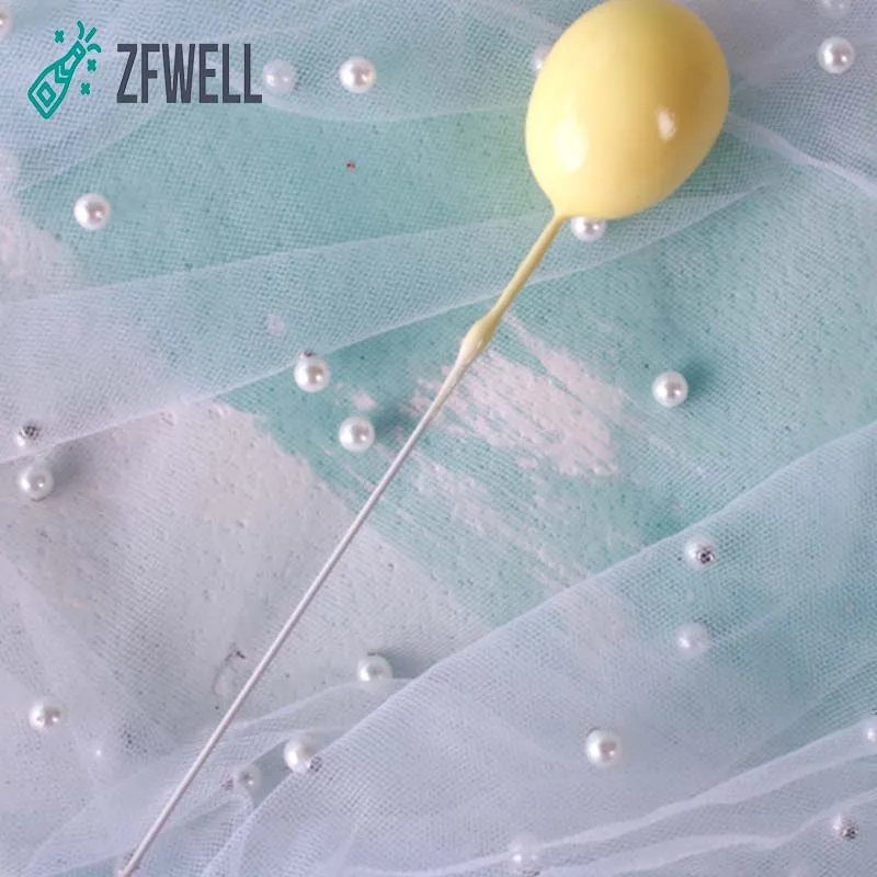 ZFWELL 1 шт./партия цветной провод маленький воздушный шар открытка для торта на день