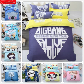 

Blue Yellow AB Side Duvet Cover King Queen Twin Double Single Size Bed Linens 4pcs Bedding Set 1.5m 1.8m 2m Bed Sheet Bedclothes