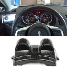 Автомобильные аксессуары из углеродного волокна 52 мм/60 мм Рулевое устройство Whell двойной блок калибровки подходит для 2008-2012 Evolution X EVO 10 двойной измерительный прибор Pod