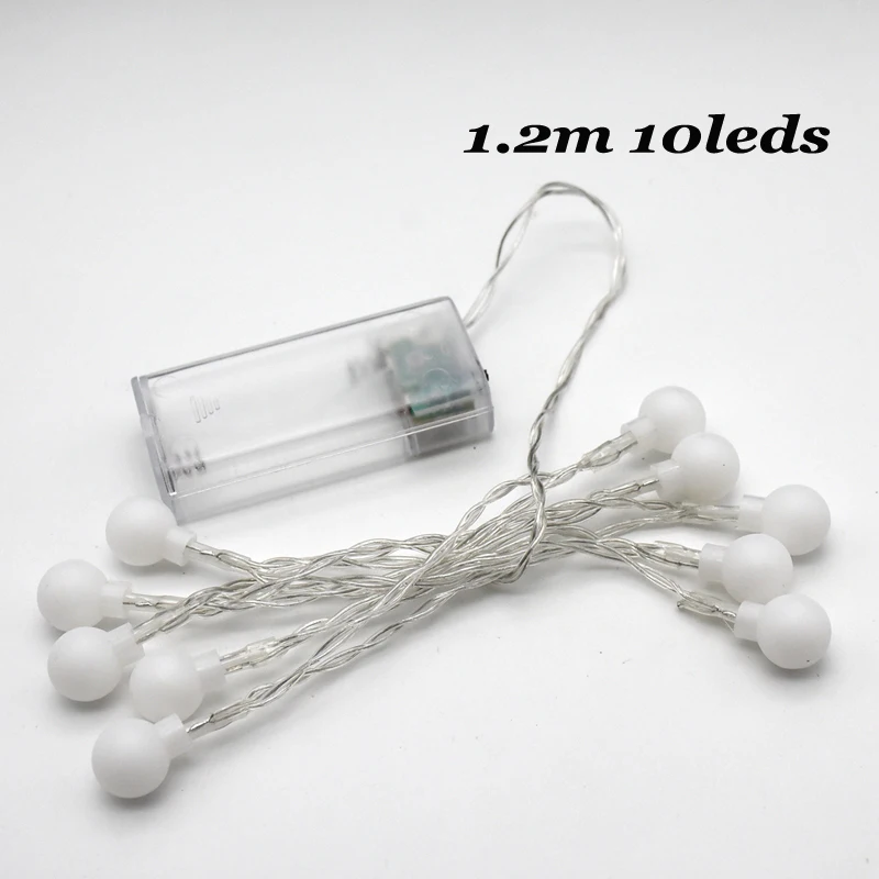 3M 6M 10M batterie étanche fée guirlande LED boule décorative chaîne lumières pour arbre de noël mariage maison décoration intérieure