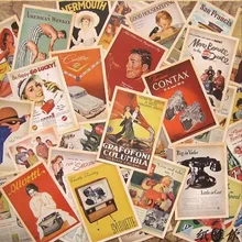 32 шт. Европа Плакат карты коллектор ретро ностальгические почтовые открытки мультфильм карты почтовый офис школьные принадлежности