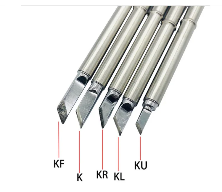 Gudhep FX950 FX951 FM203 Soldering Rework Station FM2028 Iron Handle Replacement Soldering Iron Tips T12-KL