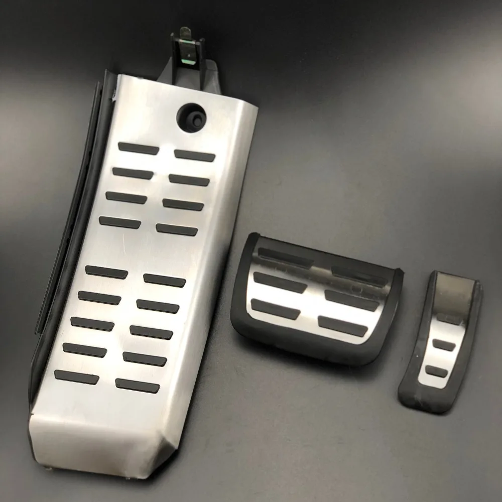 

Car Accessories Accelerator Brake Clutch Footrest Pedal For Audi A6 (4F) C6 S6 2008-2012 Automatic Stainless Steel Modified Pad