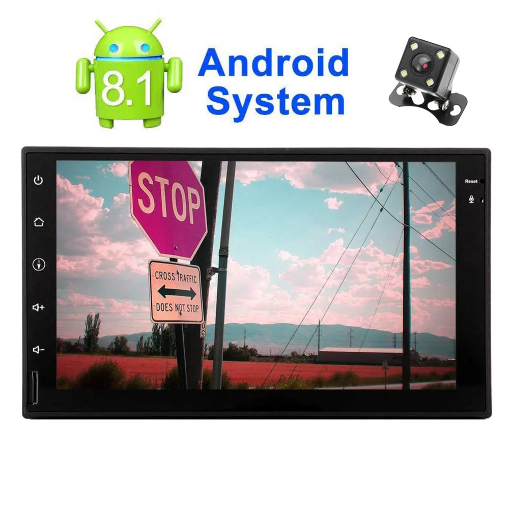 Clearance Head Unit Wifi/USB/RDS/FM/AM Double 2 DIN 7 Inch Android 8.1 Head Unit Autoradio Quad-Core 2GB RAM + 16GB ROM Capacitive Touch 0 Clearance Head Unit Wifi/USB/RDS/FM/AM Double 2 DIN 7 Inch Android 8.1 Head Unit Autoradio Quad-Core 2GB RAM + 16GB ROM Capacitive Touch 0