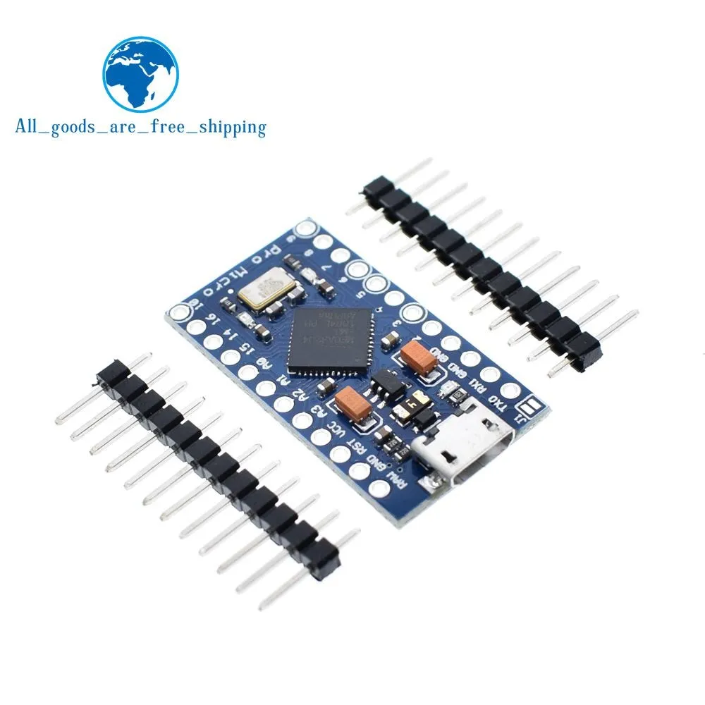 Завеса Pro Micro ATmega32U4 5V 16 МГц заменить ATmega328 для Arduino Pro Mini с 2 Row штыревые для Leonardo Mini Usb Интерфейс