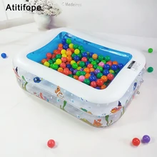 Два Слоя мяч яма повышение и утолщение пластиковый материал игровой бассейн детский надувной бассейн для детей