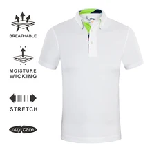 EAGEGOF рубашка-поло для мужчин с коротким рукавом быстросохнущая одежда для гольфа дышащая одежда для гольфа для тренировок мягкая удобная мужская Толстовка