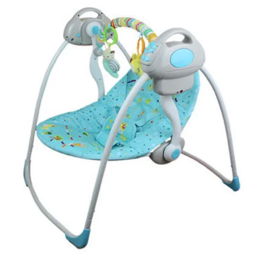 Us 154 89 Electric Baby Bouncer Swing Newborn Baby Cradle Crib Automatic Baby Swing Rocker With Plug Adapter In Bouncers Jumpers Swings From