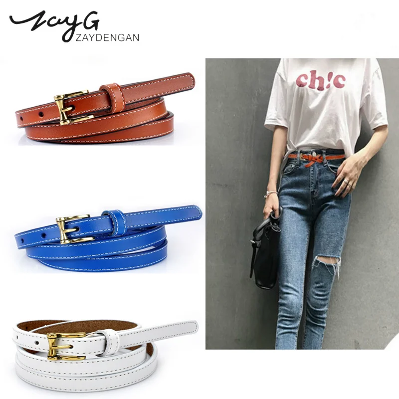 planet belt Cintur\u00f3n de cuero marr\u00f3n look casual Accesorios Cinturones Cinturones de cuero