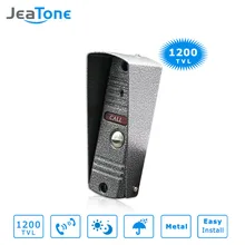 JeaTone Video Door Bell IR Camera 1200TVL Pin hole Lens Camera High Resolution Camera IP65 Waterproof IR Night Vision Outdoor
