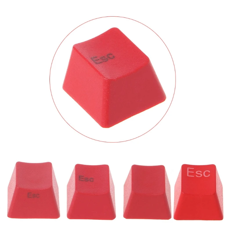 Механическая клавиатура Толстая PBT красная ESC Keycap R4 Cherry MX Переключатель OEM высота