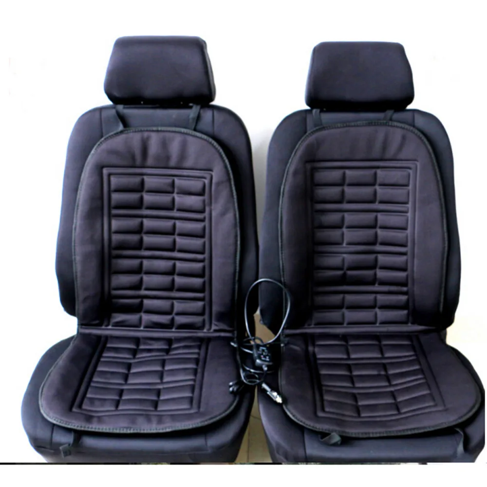 2pcs Set DC12V 45W Universal Warm Keeping Winter Car Seat Cushions Heating Thermostat Truck Heated Seat