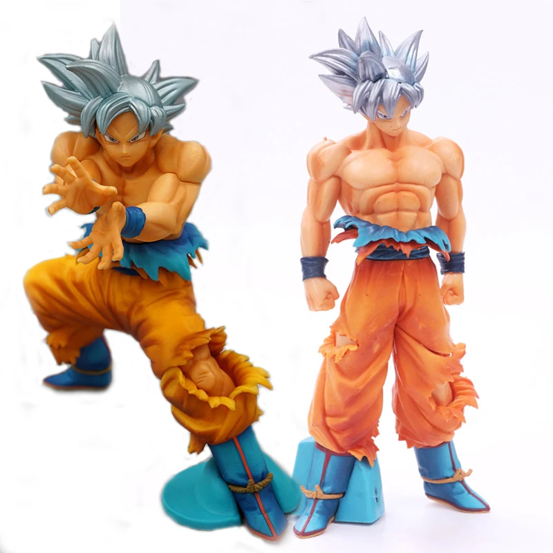Dragon Ball Z ПВХ фигурку Супер Саян ультра инстинкт ichiban kuji Сон Гоку серебряные волосы