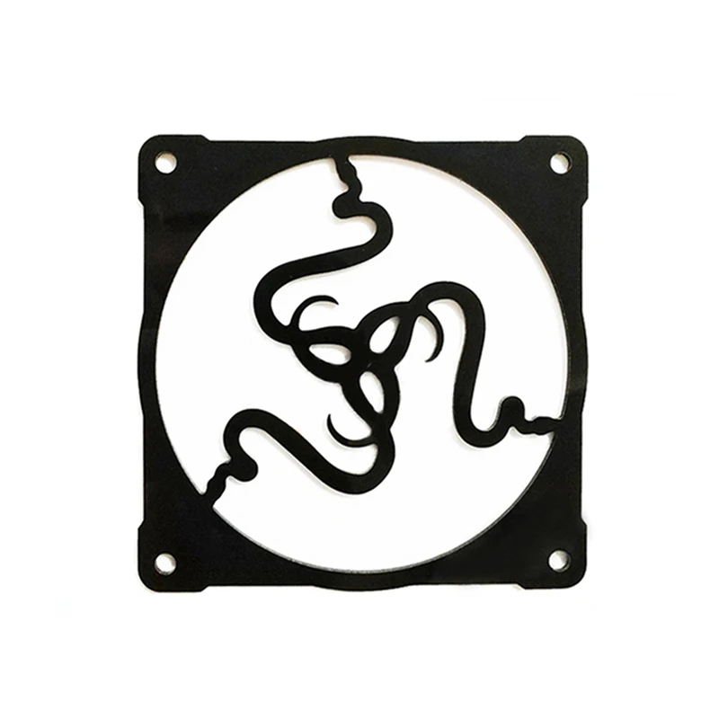 Computer Components Mainframe Fan Cover Variety of Patterns 12CM Fans Cooling Lengshui Decorative Cover Water-cooled Accessories