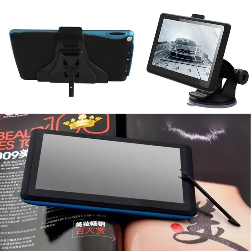  7 zoll 4 GB Gps-navigationssystem Navigationssystem NAV FM mit kostenlose Karten Navitel Europa Sat