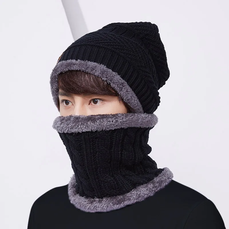 mens hat scarf set