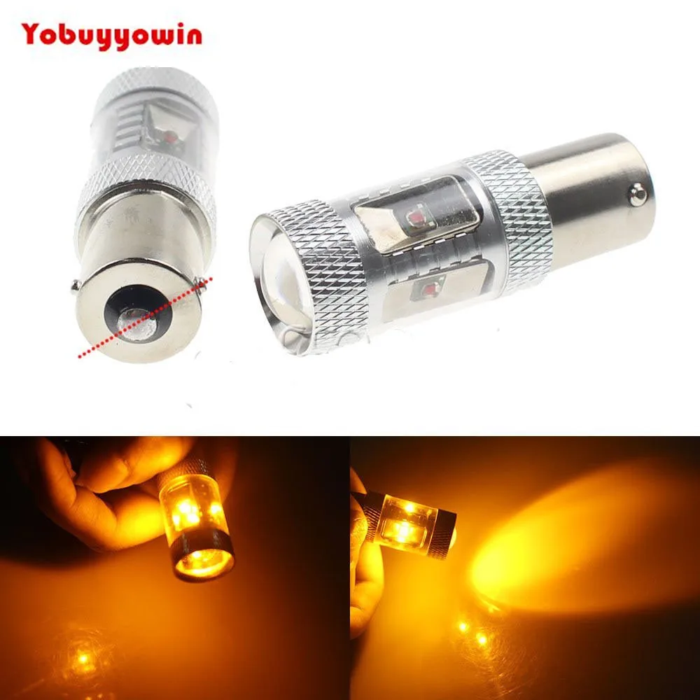 Par Lampada Pisca 1156 BAU15S PY21W 30w 6 светодиодов Cree чипы amarella Frete Gratis (BA15S P21W в наличии) |