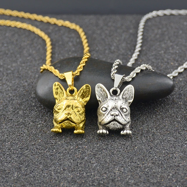 Buy 990 Sterling Silver French Bulldog Charm, French Bulldog Necklace  Pendant, French Bulldog Jewelry Online in India - Etsy