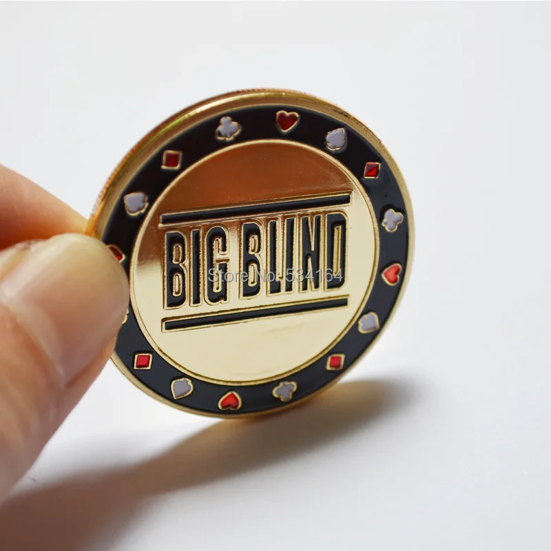 Покер карты Гвардии Protector, металлическая монета с Пластик металлическая крышка чип большой слепой