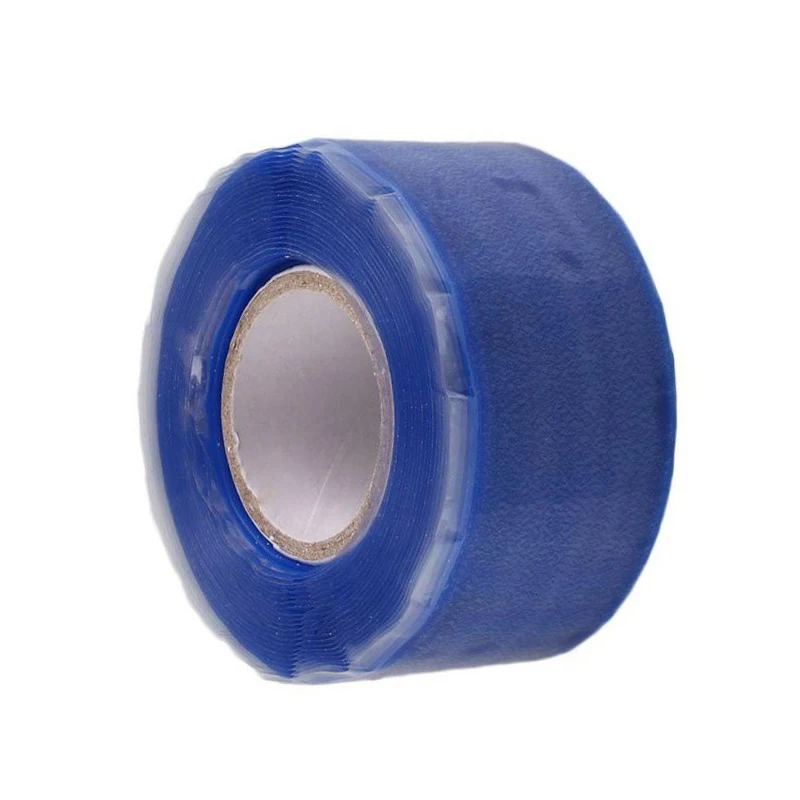1,5 м/3 м x 2,5 см Силиконовая клейкая изолента супер прочные волокна Водонепроницаемый стоп утечки трубопроводов уплотнение ремонт самофиксация Fiberfix клейкая лента - Цвет: blue