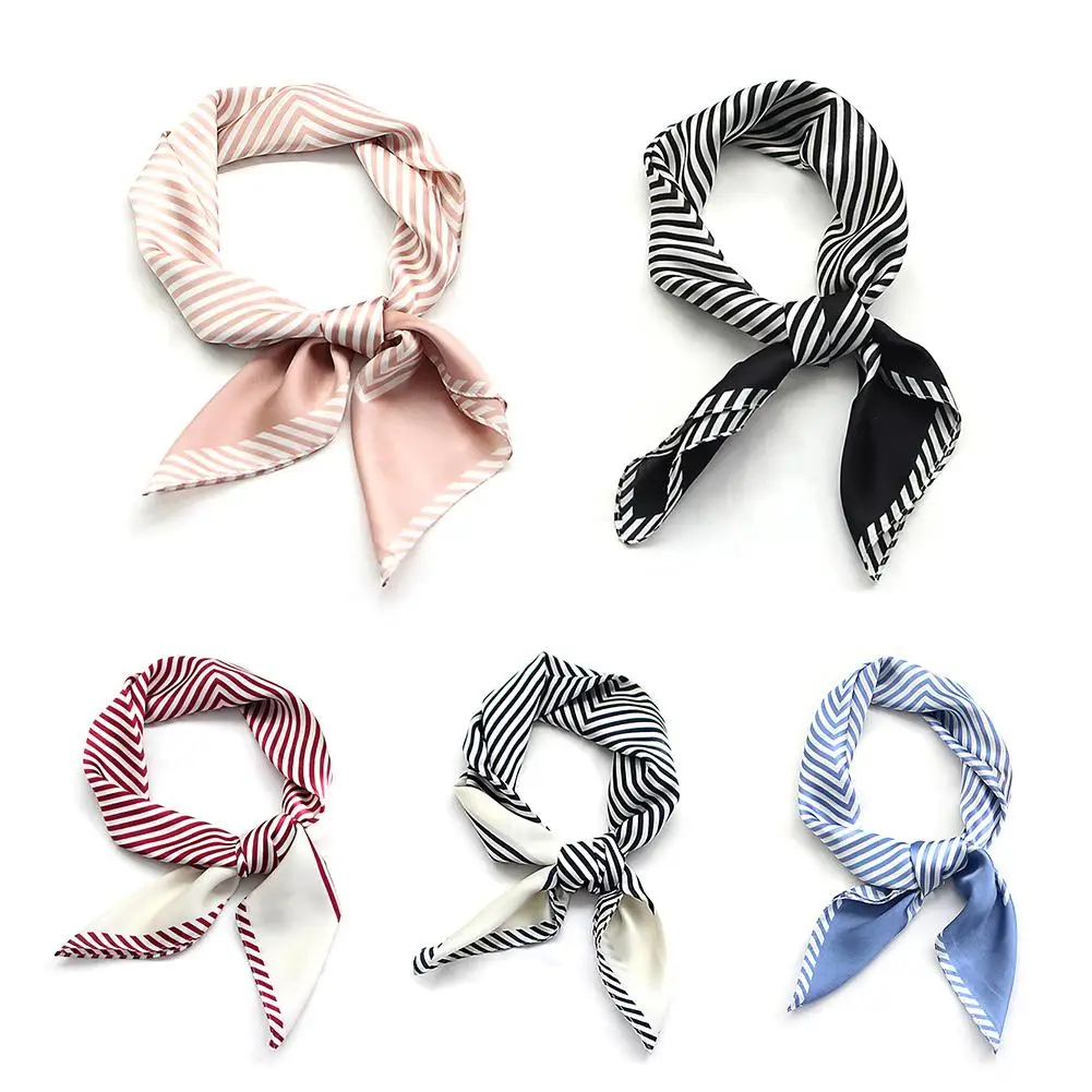 Neckerchief Square Knot Wild Rags For Men Men's Silk-Feel