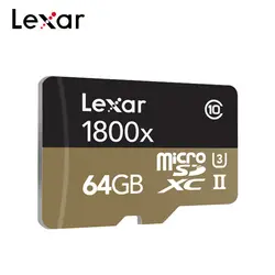 Lexar Professional 1000x Micro SD карта 32 GB 128 GB 256 GB Micro SDXC высокоскоростная карта до 150 МБ/с. Class10 U3 V60 TF карты