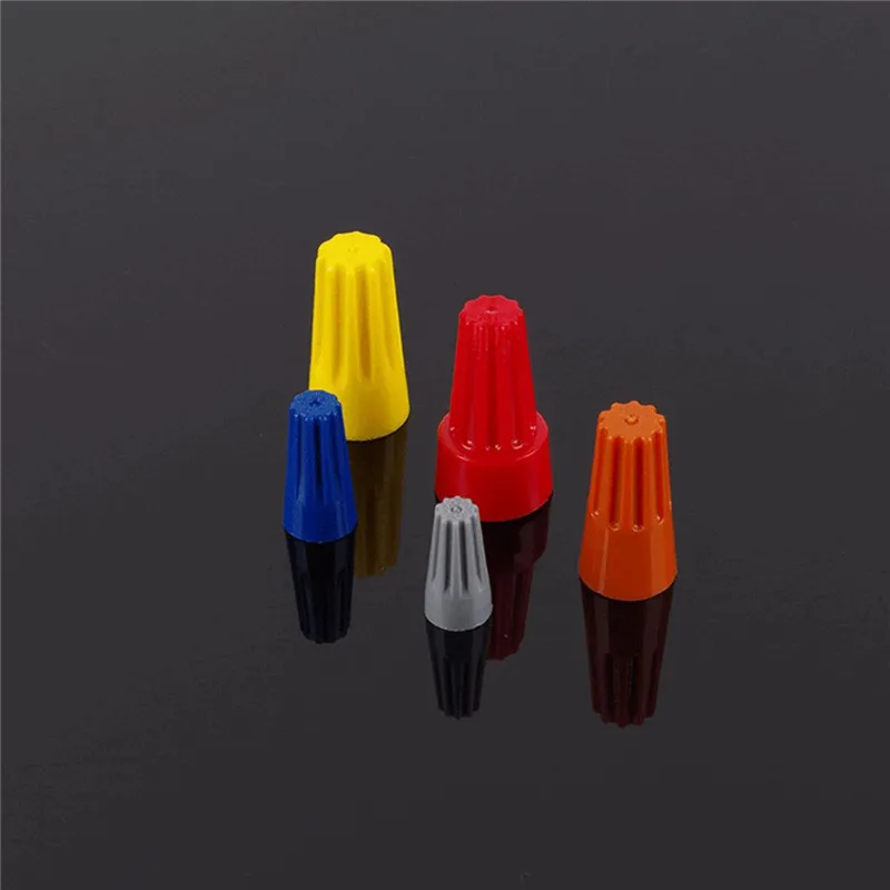 158Pcs/box Plastic Twist Nut Cover Set Electrical Wire Connectors Quick Insulated Screw Terminal Cap Spring Insert Assortments