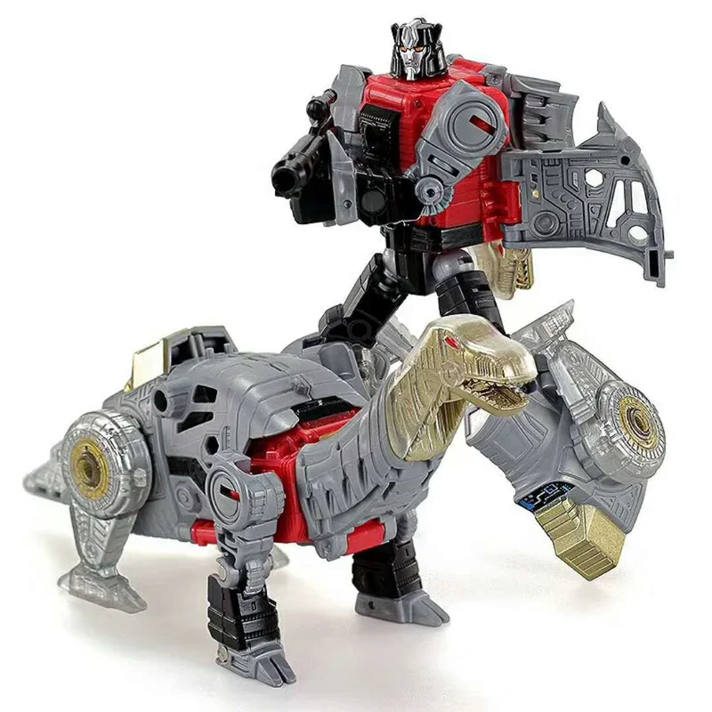 Трансформация Робот игрушка Dinobot Combiner динозавр Dinozords собранные деформации Megazord ПВХ Фигурки детские подарки - Цвет: Sludge