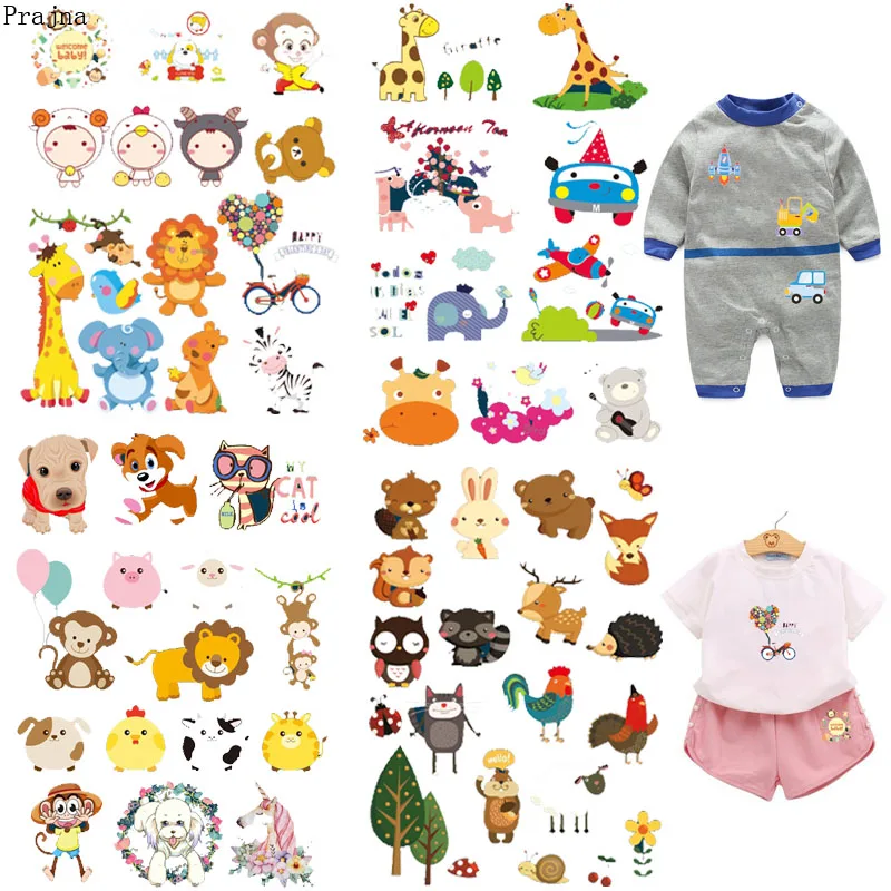 Buy Prajna Cartoon Heat Transfer Vinyl Sticker Baby