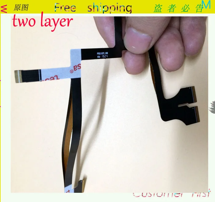Two layer DJI Phantom 3 Professional Gimbal Camera Flex Cable Part 49 Flat Ribbon Cable for