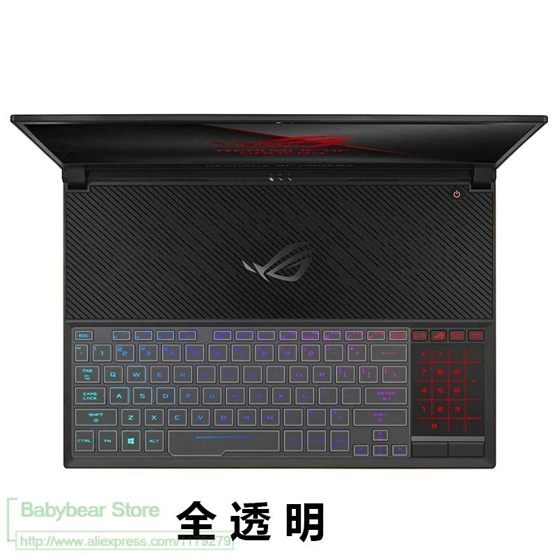 Силиконовая накладка на клавиатуру для ASUS ROG Zephyrus GX501GI GX501 GX531GS GX531GM GX531G 15 6 дюйма