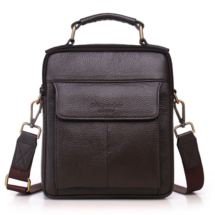 Buy men's bag messenger bags genuine leather High