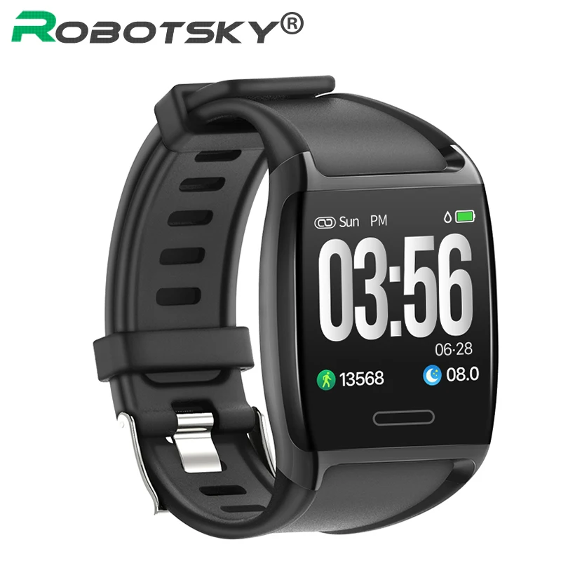 

Robotsky V2 1.3 Inch Smart Watch IP67 Waterproof Fitness Tracker Blood Pressure Reloj Inteligente Activity Tracker Watch Band