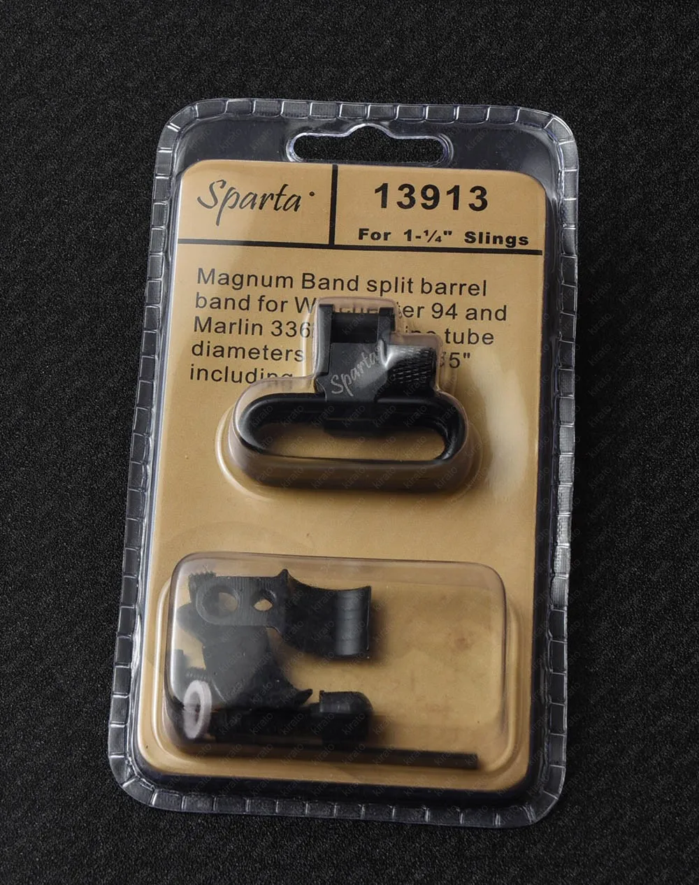 Sparta all steel rifle shotgun sling swivels with Magnum Band Split
