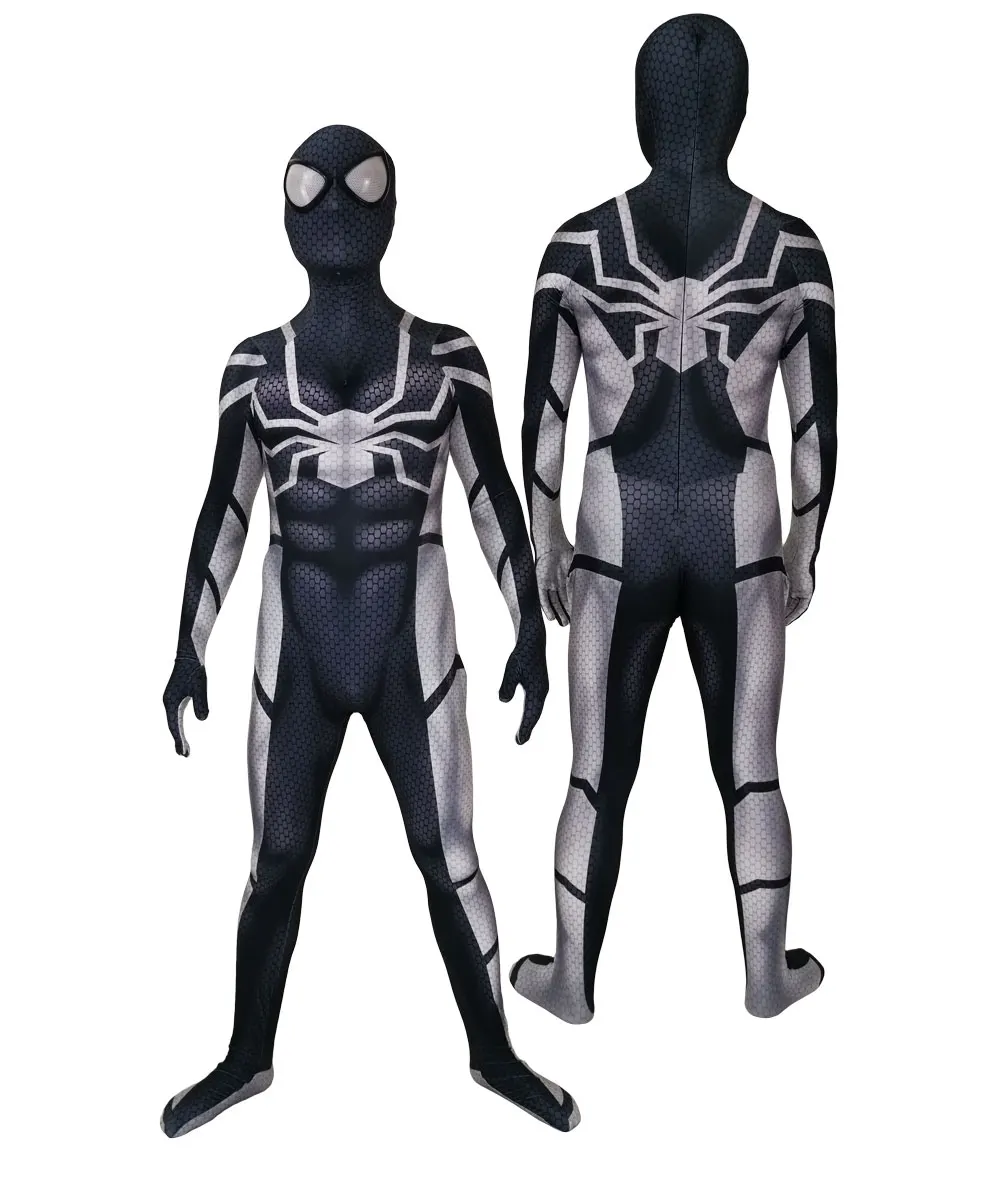Высокое качество 3D Future Foundation Spiderman Косплей-костюм супергерой lycar спандекс зентай боди комбинезон для Хэллоуина
