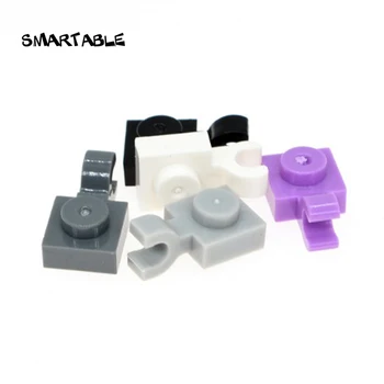 

Smartable Plate Special 1 x 1 with Clip Horizontal Building Blocks MOC Parts Toys For Kids Compatible 6019 200pcs/lot