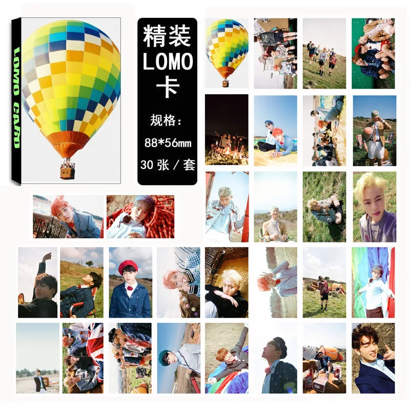 

30Pcs/set Kpop Bangtan boys Ablum YOUNG FOREVER Paper Photo Cards poster Lomo Postcards Decoration Self Made Picture Fan Gift
