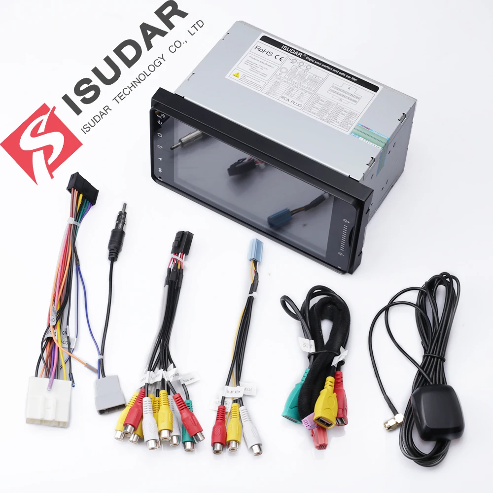 Excellent Isudar 2 Din Auto Radio Android 9 For Toyota/Corolla/Terios/Altis/RAV4/CAMRY Universal Car Multimedia Video Player GPS USB DVR 5