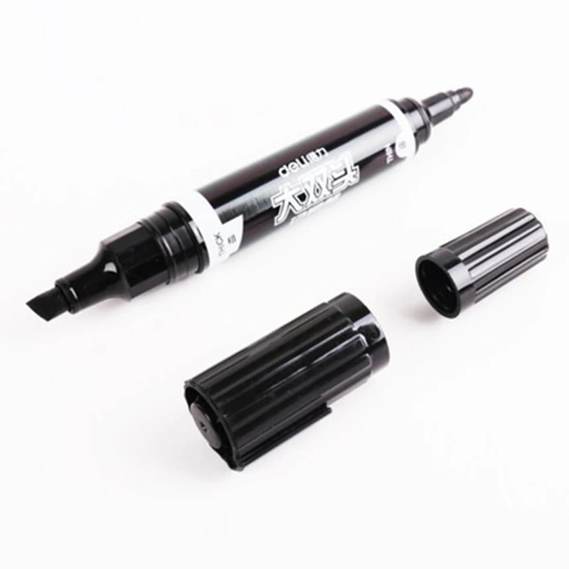 

High Quality Wholesale Black Blue Red Oily Marker Pen Fast Dry Permanent Sign Marker Pens For Mark Office Supply Stationery