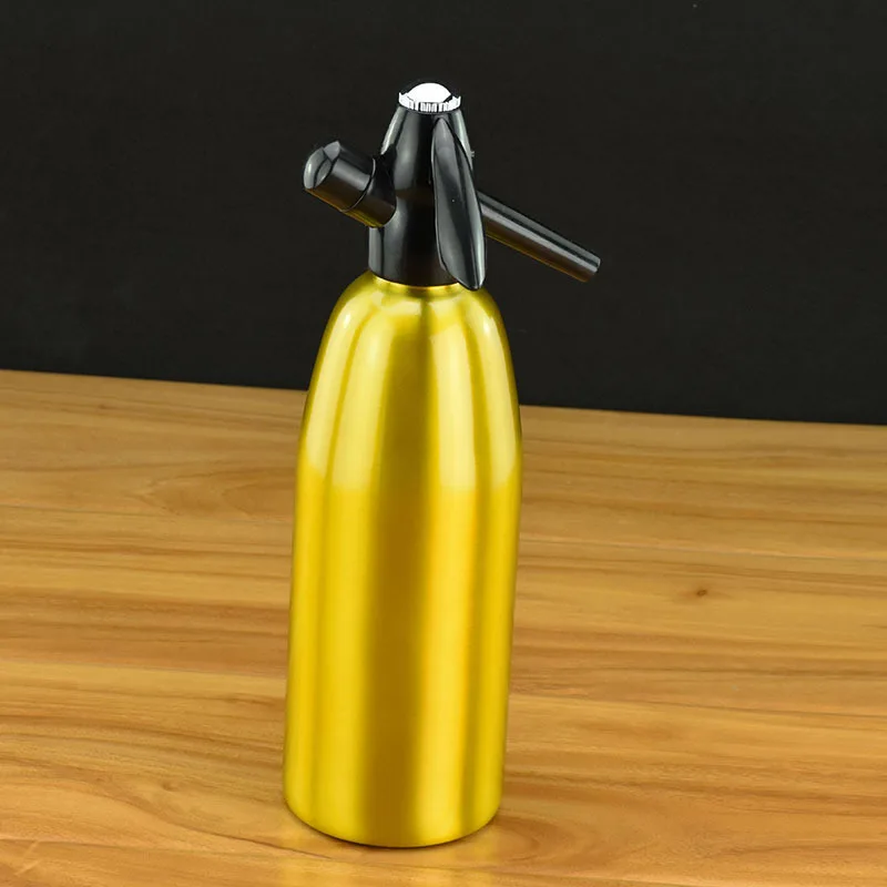 

Soda Water Bubble Machine Alkaline DIY Soda Water Siphon Extinguisher-shape Soda Pop Bottle Foam Cylinders Co2 Injector Bar Tool
