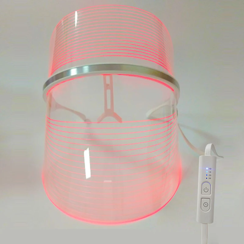 

Three Color Spectrum LED Wire Control Rejuvenation Photon Skin Rejuvenation Freckle Whitening Beauty Mask