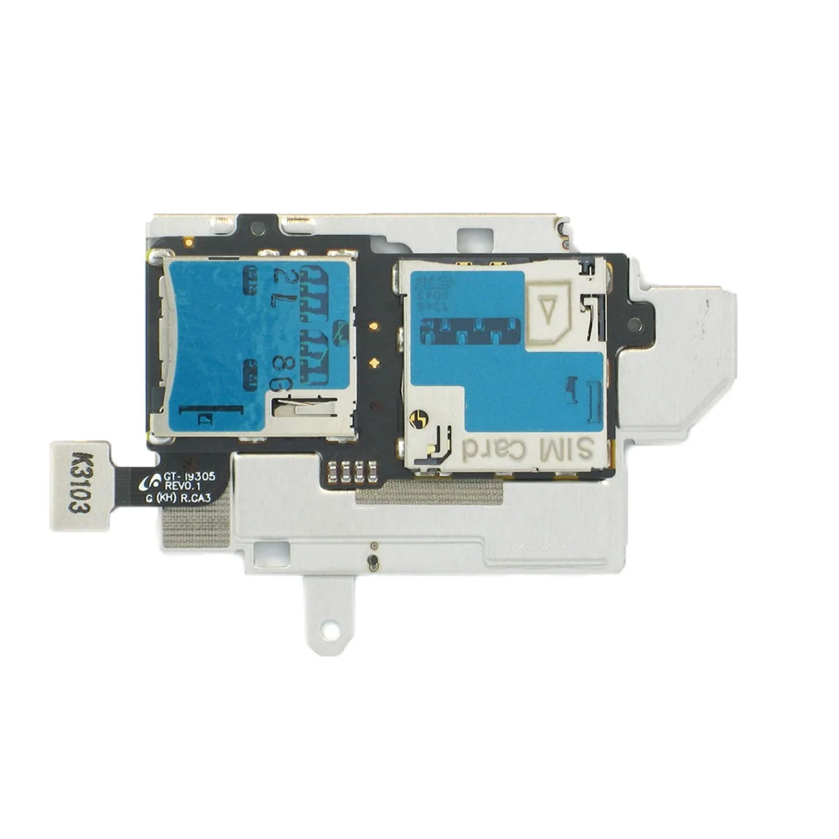 Для Samsung Galaxy S3 GT I9300 I9305 I747 T999 I535 L710 R530 SIM и MicroSD держатель карты памяти разъем гибкий