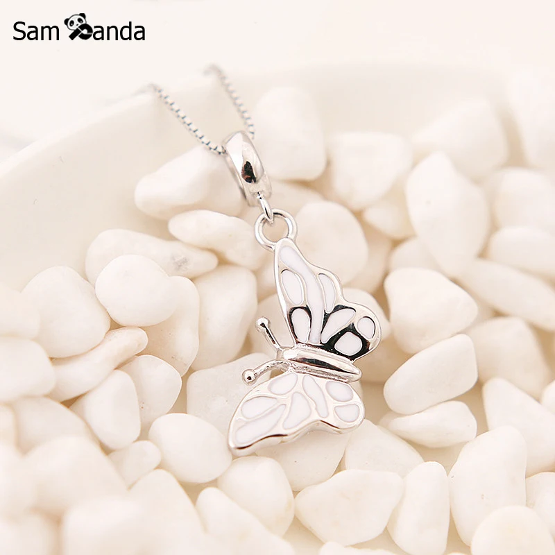 

Authentic 100% 925 Sterling Silver Beads Charm Butterfly Pendant Dangle Charms Fit Pandora Bracelets Women Diy Jewelry Making