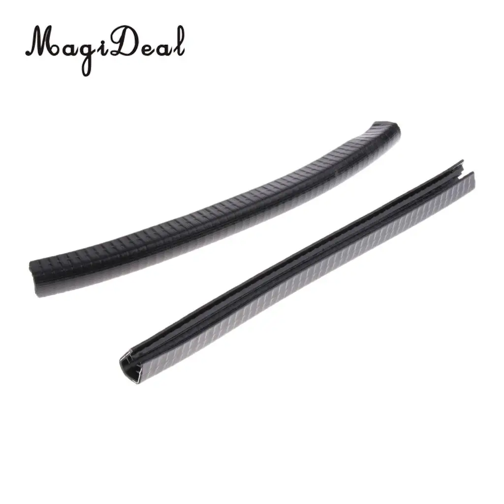 2pcs Rubber Longboard Skateboard Deck Protection Strip Skateboard Nose Tail Guard 12cm Outdoor Skateboarding Accessories