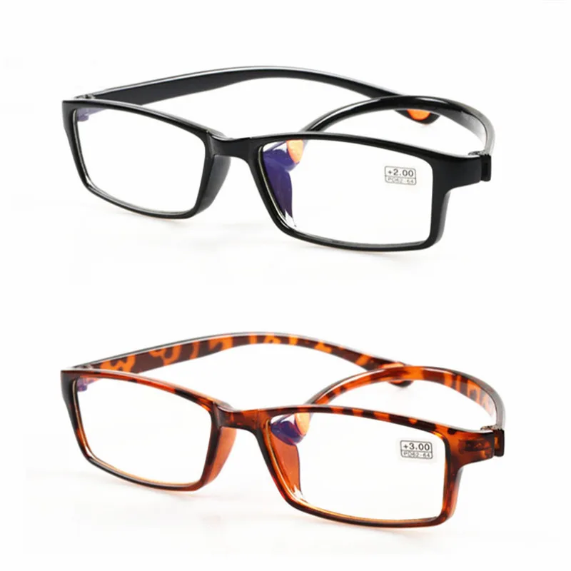 

Women Men Presbyopic Glass Reading Glasses Resin Lens Metal Eyeglasses Frame TR90 Diopter 100 150 200 250 300 350 400 093