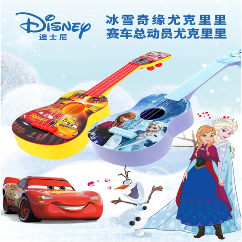 Disney uklele музыкальная игрушка принцессы гитара имитация можно играть в детские