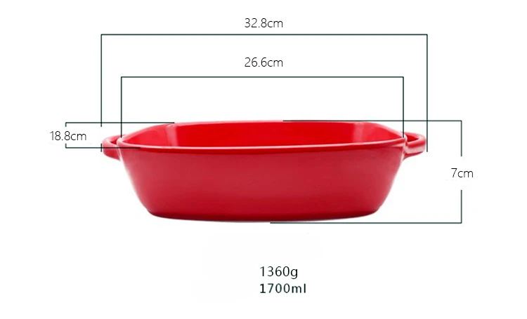 Форма для выпечки в японском стиле, Керамическая форма для выпечки, прямоугольная печь, тарелка, форма для выпечки, Сырная чашка для дома