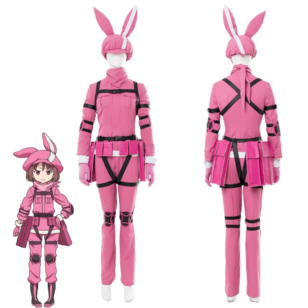 Cosplay Costume Sword Art Online Alternative - Gun Gale Online LLENN Cosplay Costume Outfit Women Halloween Carnival Costumes