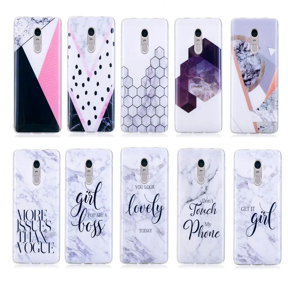 

Marbling Fashion Cartoon for Xiaomi Redmi Note4 / Note4x / Note3 / Note3 Pro Phone Case Soft Silicone TPU Protection Phone Bag
