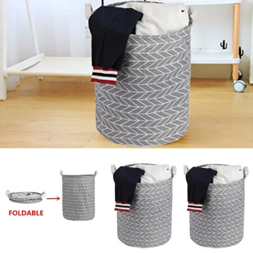 Folding Laundry Storage Basket for Toys Geometry Storage Clothing Storage Bucket 